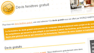 Devis fentres gratuit